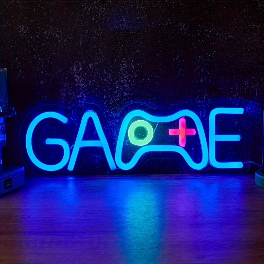 Esports Gaming Setup - 게임용 컨트롤러 A LED 네온사인, 게임룸