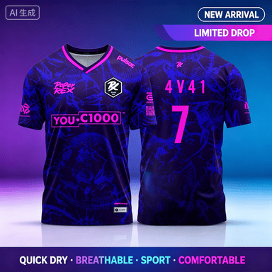 Esports Gaming Shirts - 26_27 페이퍼 렉스 발로란트 티셔츠 남성용