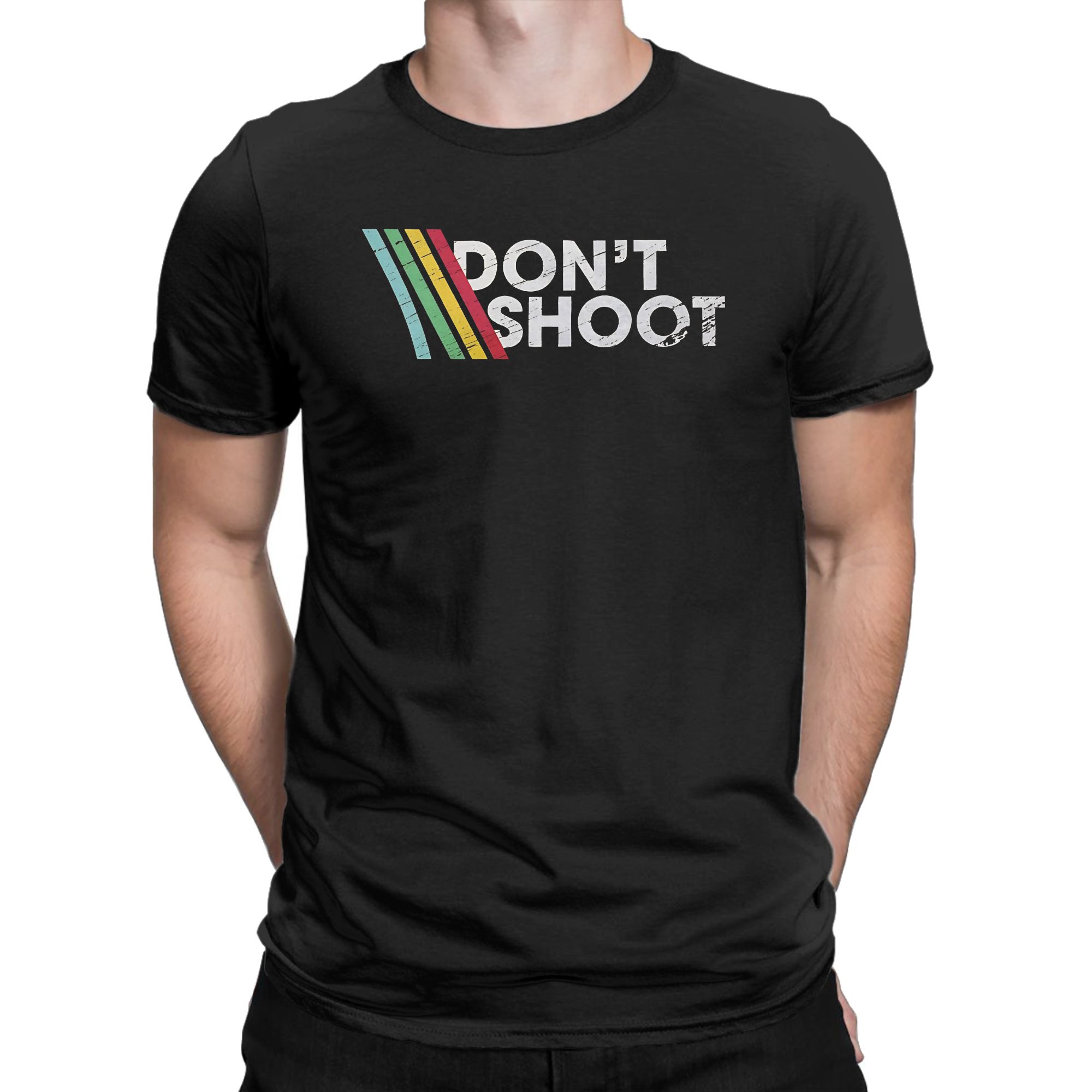 Esports Gaming Shirts - 빈티지 티셔츠 비치 DONT SHOOT 게이밍