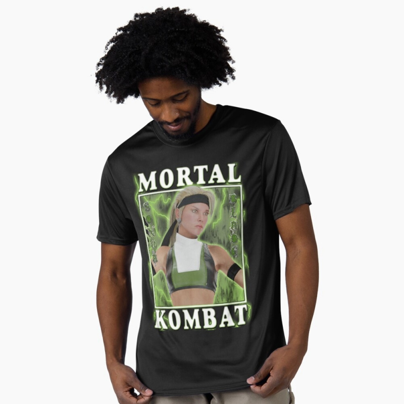 Esports Gaming Shirts - Sonya Blade MK 90's Mortal Kombat