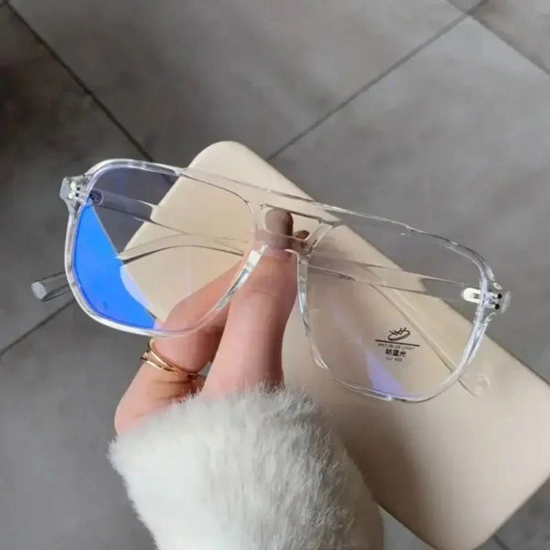 1개 패션 블루라이트 차단 안경 신상 남녀 공용 투명  - Gaming Glasses Blue 리뷰 및 가격
