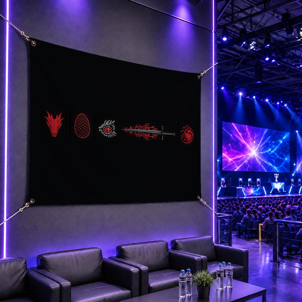 유명한 클랜 H-House TargaryenS 플래그  - Esports Gaming House 리뷰 및 가격