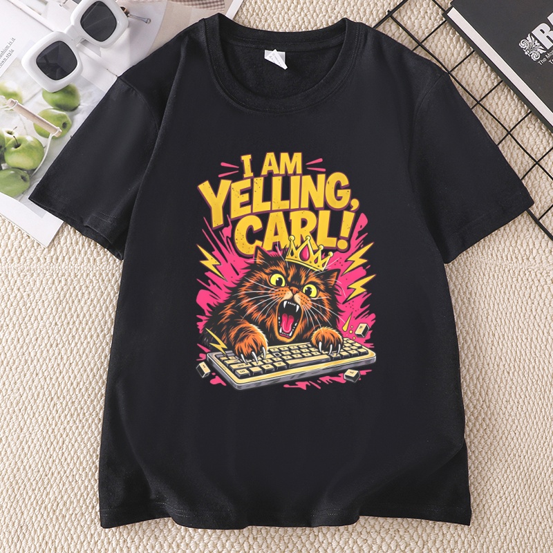 나는 소리를 지르고 있다 칼 티셔츠 여성용 재미있는 던 - Esports Gaming Shirts 리뷰 및 가격