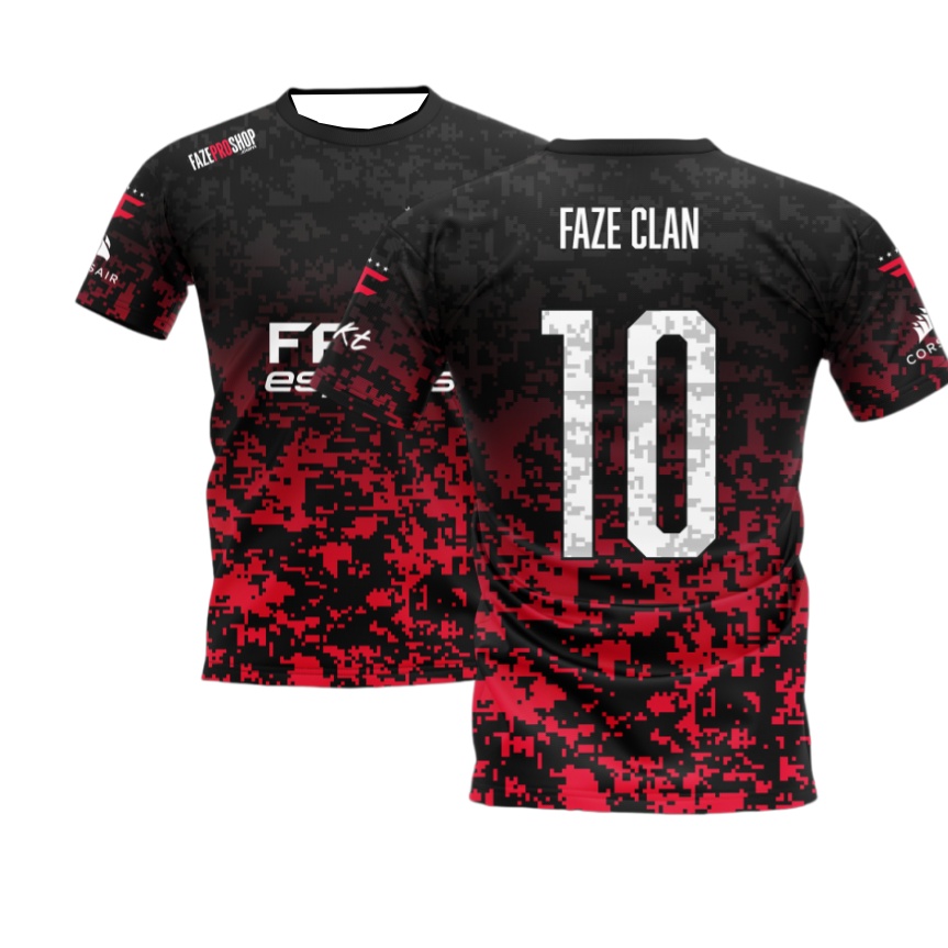 2026 뉴 페이즈 e스포츠 저지 블랙 레드 디지털 카 - Esports Gaming Shirts 리뷰 및 가격