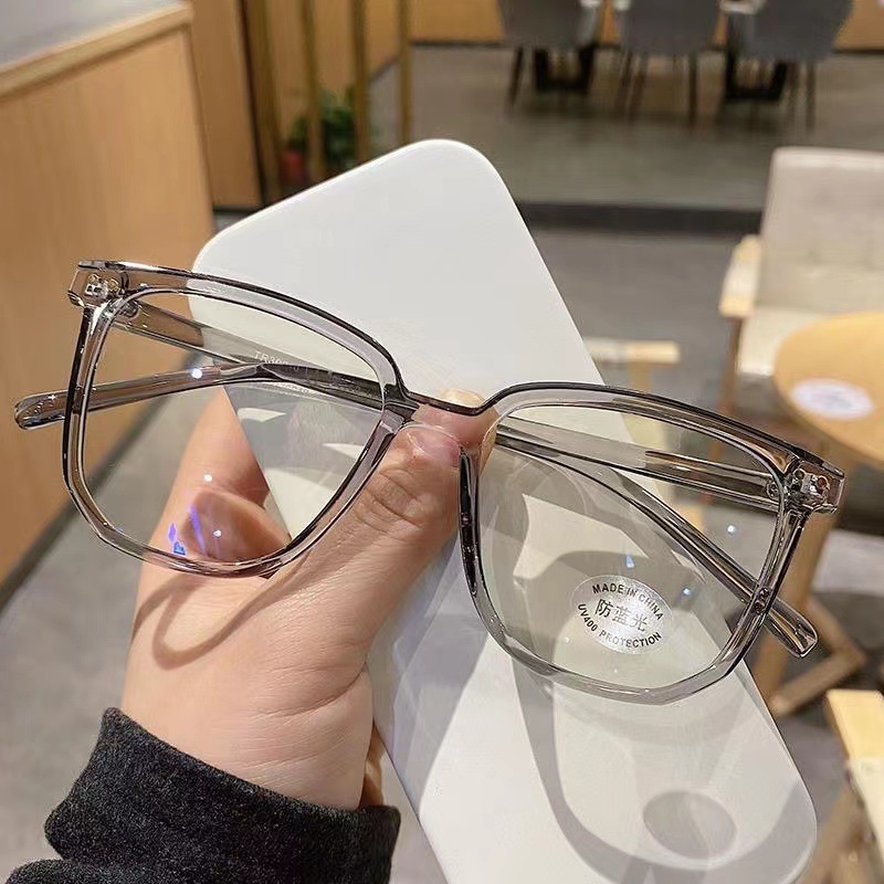 대형 사각형 프레임 안티 블루 라이트 안경 패션 레트로 - Gaming Glasses Blue 리뷰 및 가격