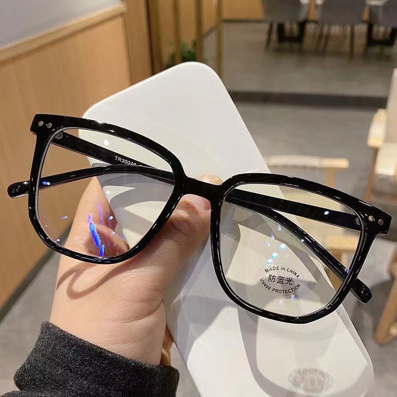 대형 사각형 프레임 안티 블루 라이트 안경 패션 레트로 - Gaming Glasses Blue 리뷰 및 가격
