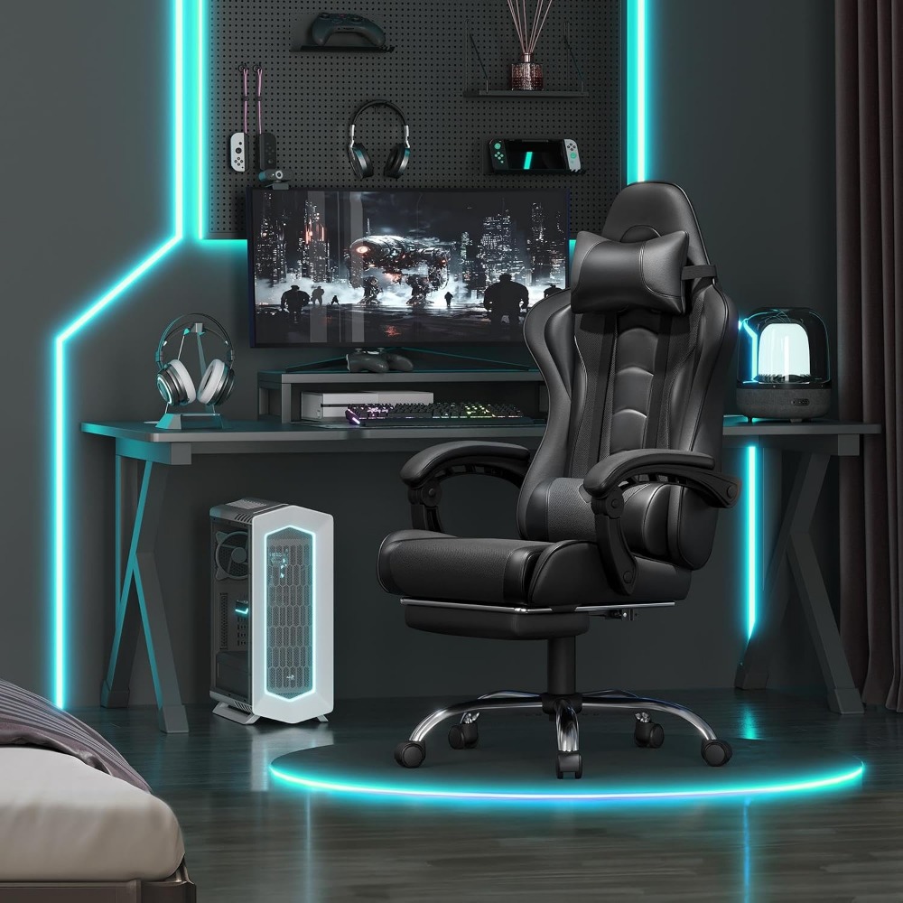 발 받침대 마사지 요추 베개와 리클라이닝 기능이 있는  - Gaming & Esports District 리뷰 및 가격