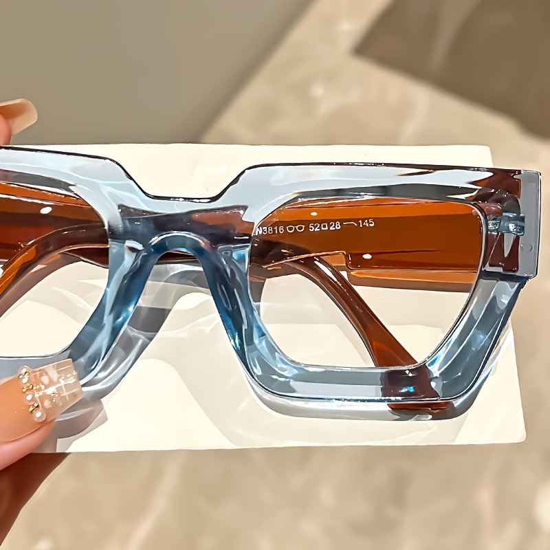 새로운 유행 두꺼운 프레임 사각 안경, 컴퓨터 보호 안 - Gaming Glasses Blue 리뷰 및 가격