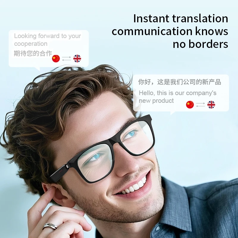 새로운 스마트 오디오 블루투스 안경 블루라이트 변색 선 - Gaming Glasses Blue 리뷰 및 가격