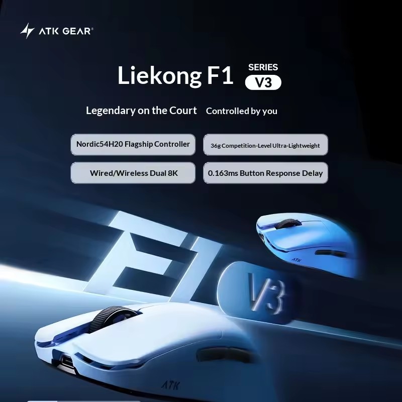 ATK F1 V2/V3 트라이 모드 무선 마우스 PAW - Esports In Gaming 리뷰 및 가격