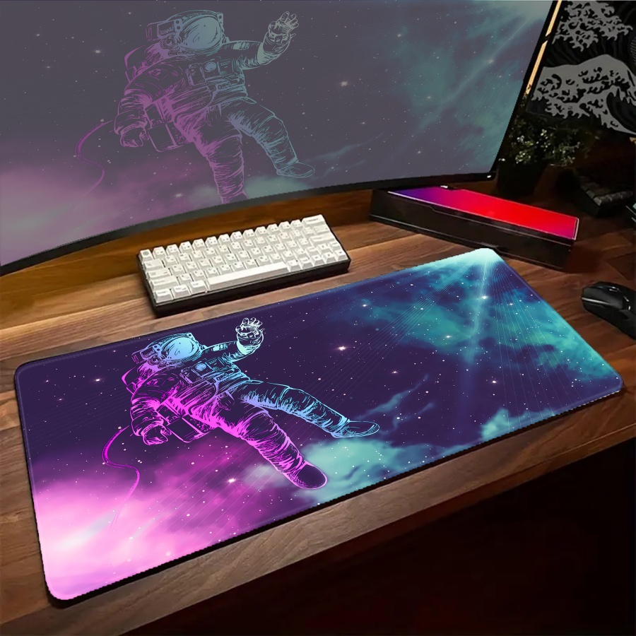 아트 우주비행사 마우스패드 귀여운 대형 마우스 패드 카 - Esports Gaming Setup 리뷰 및 가격