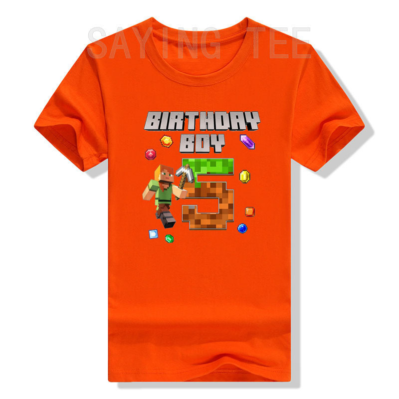 내 5번째 생일 비디오 게임 픽셀 티셔츠 남자아이 패션 - Esports Gaming Shirts 리뷰 및 가격