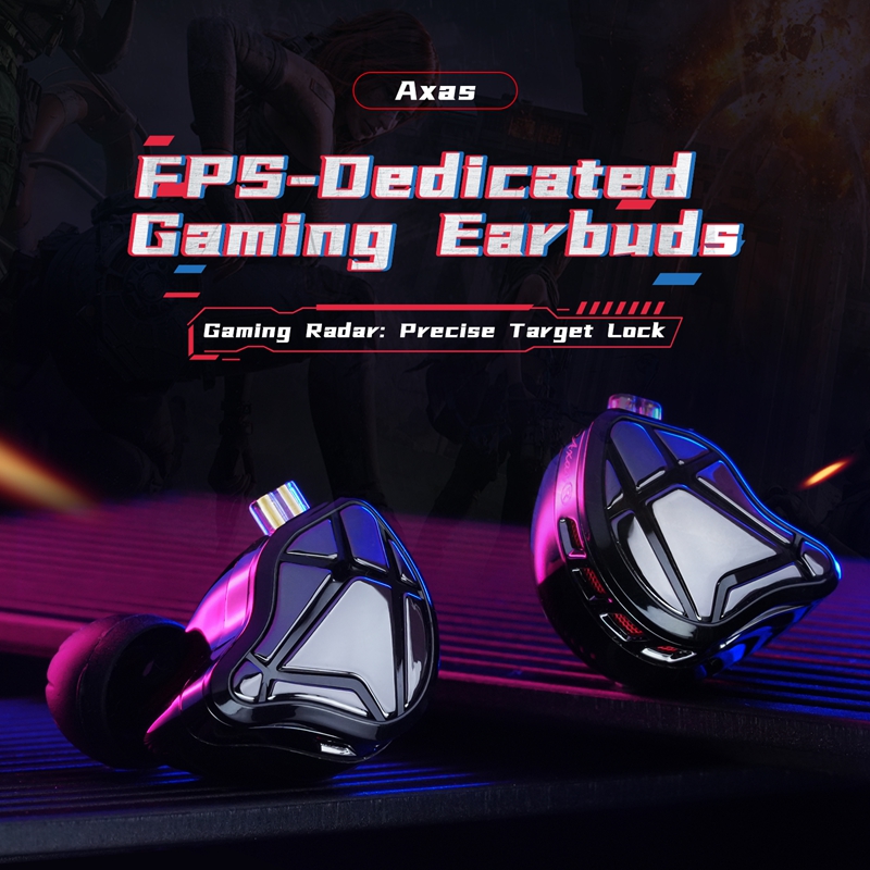    KZ Axas FPS 게이밍 IEM 헤드폰 전문 - Esports Gaming Mobile 리뷰 및 가격